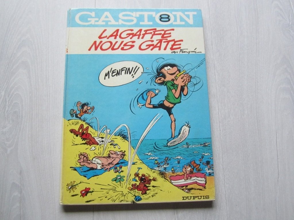 Gaston 8a : Lagaffe nous gâte - Ed. 1970 dos rond, Livres, Enlèvement ou Envoi, Une BD, Utilisé, Franquin