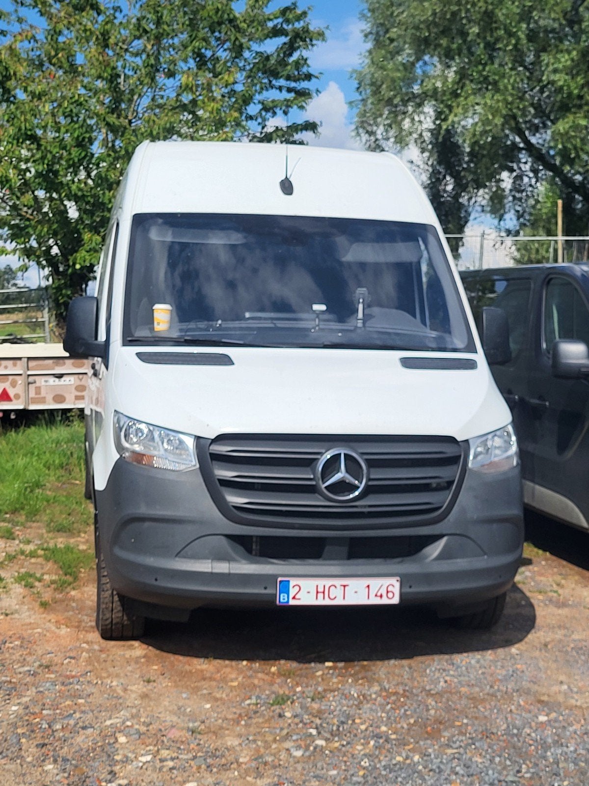Sprinter Maxi 2022 145000 km, Auto's, Euro 5, Zwart, 4 cilinders, Wit