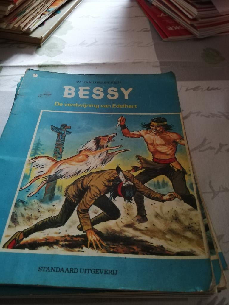 Bessy/Bessy natuurcommando strips, Boeken, Stripverhalen, Meerdere stripboeken, Ophalen of Verzenden, Gelezen, Studio  Vandersteen