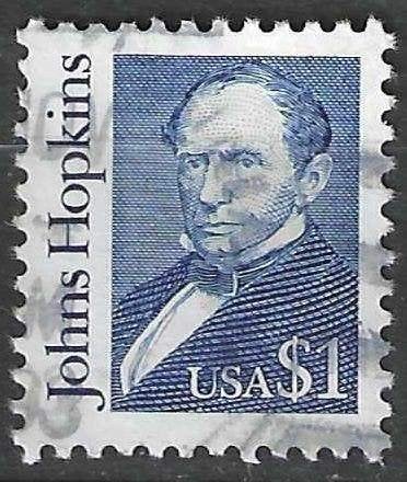 USA 1989 - Yvert 1866 - Johns Hopkins - 1 d. (ST), Verzenden, Gestempeld
