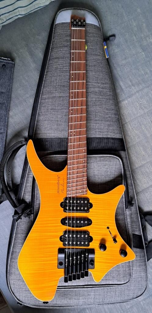 Strandberg Boden Fusion Honey 6 (2020), Muziek en Instrumenten, Snaarinstrumenten | Gitaren | Elektrisch, Zo goed als nieuw, Solid body