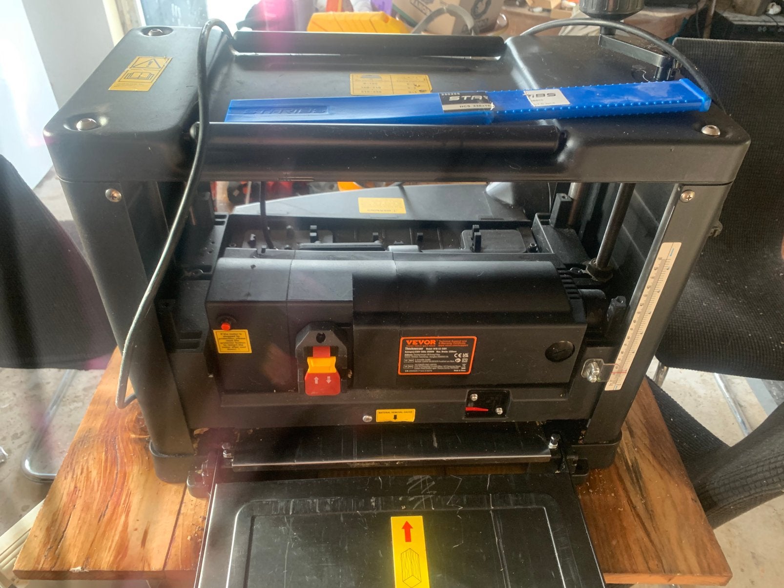 Raboteuse VEVOR modèle M1B-LS-3301, Bricolage & Construction, Enlèvement, Utilisé