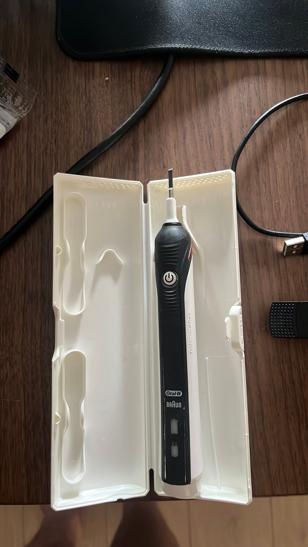Elektrische tandenborstel oralb zonder kabel, Envoi, Utilisé, Brosse à dents