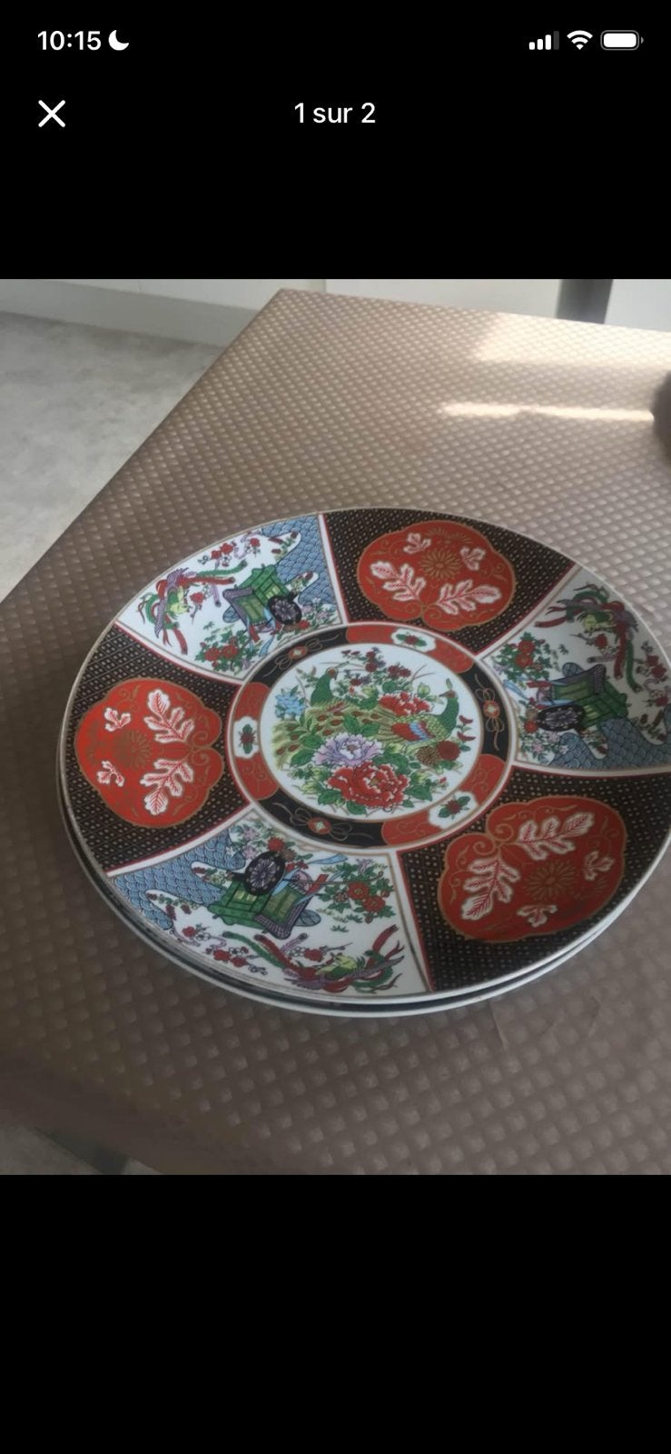 Assiette oriental, Ophalen of Verzenden, Zo goed als nieuw