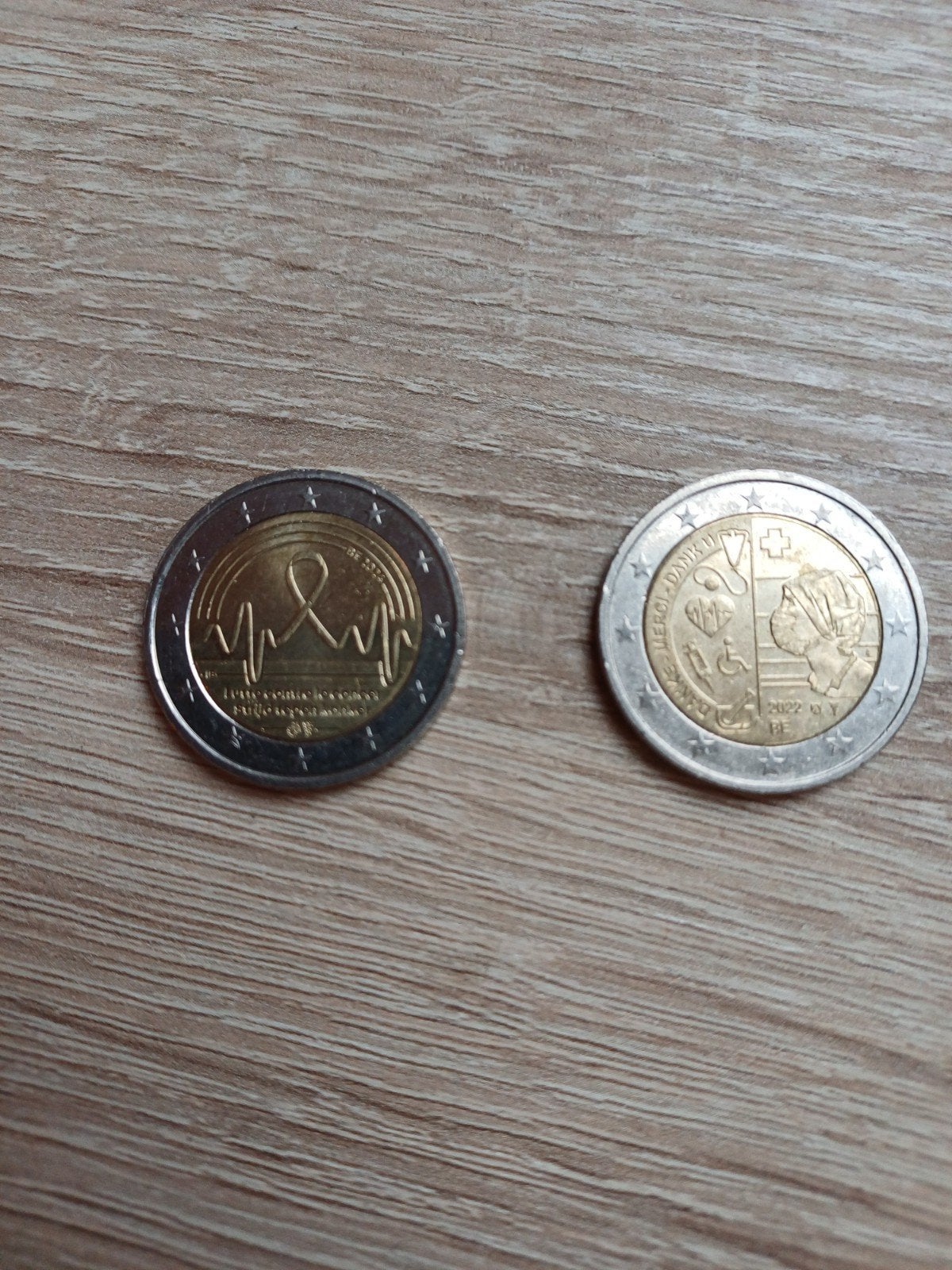 zeldzame munten, Envoi, Belgique, 2 euros, Série