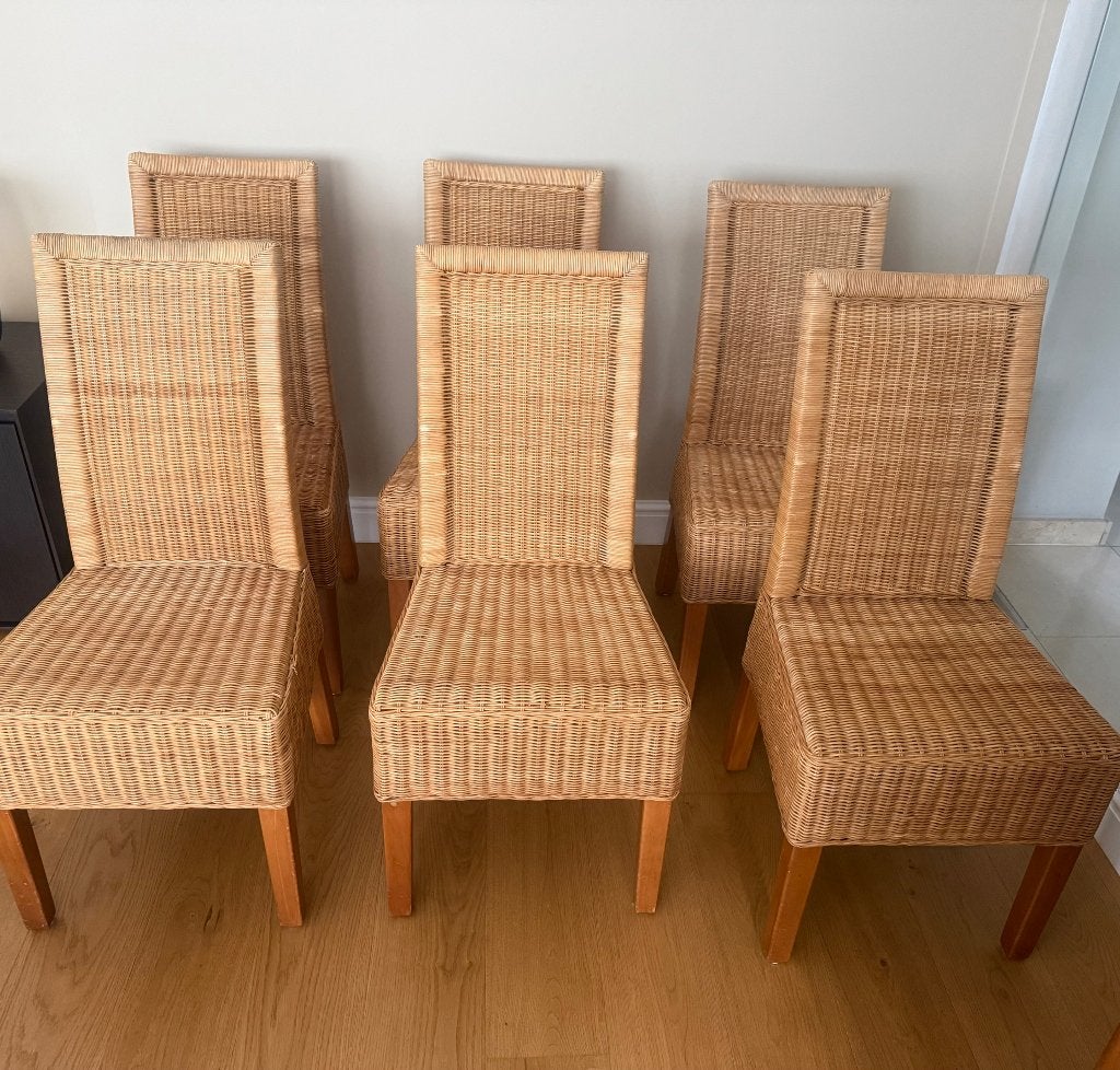 Stoelen, Ophalen, Gebruikt, Bruin, Vijf, Zes of meer stoelen