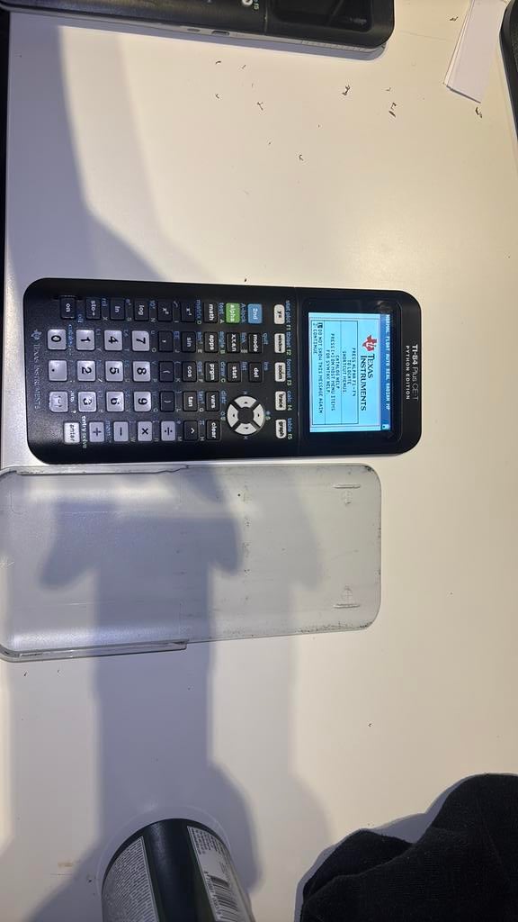 Rekenmachine TI-84 Plus CE-T, Audio, Tv en Foto, Beamers, Ophalen, Zo goed als nieuw