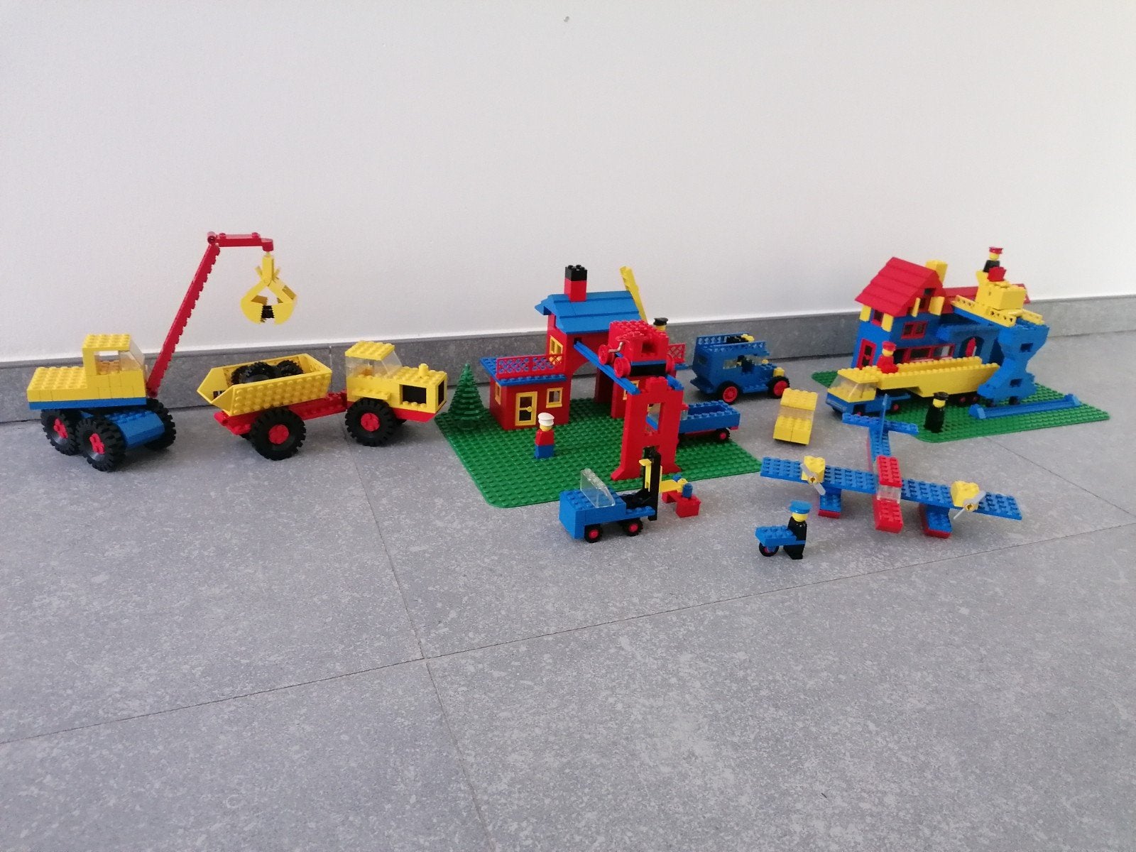 Lego 910 + 911 + 387 en extra diverse losse blokken, Inclusief instructies, Gebruikt, Lego, Ophalen of Verzenden