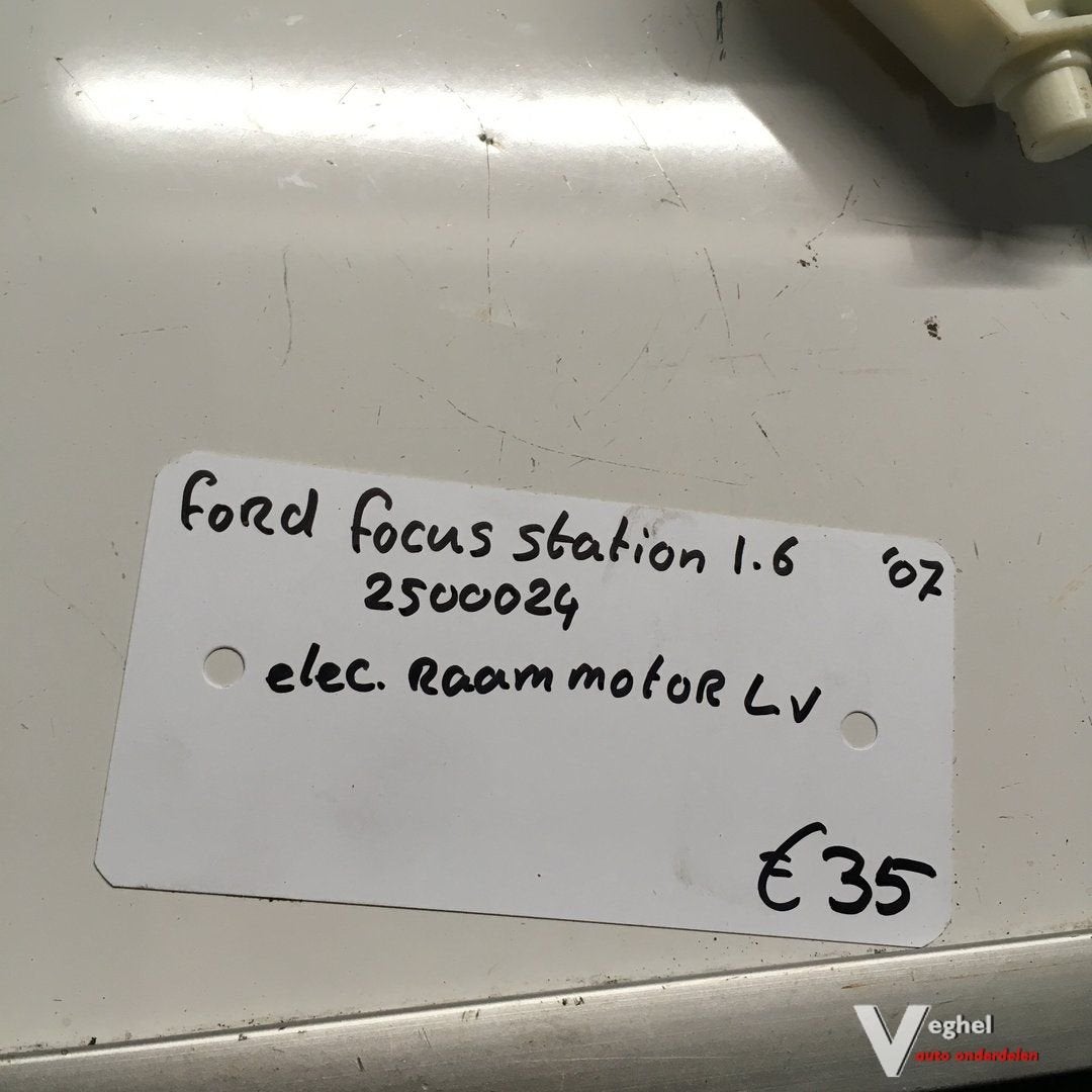 Ford Focus Station 1.8 2007 Wagennr 2500024   Raammotor Link, -, Utilisé, -, -
