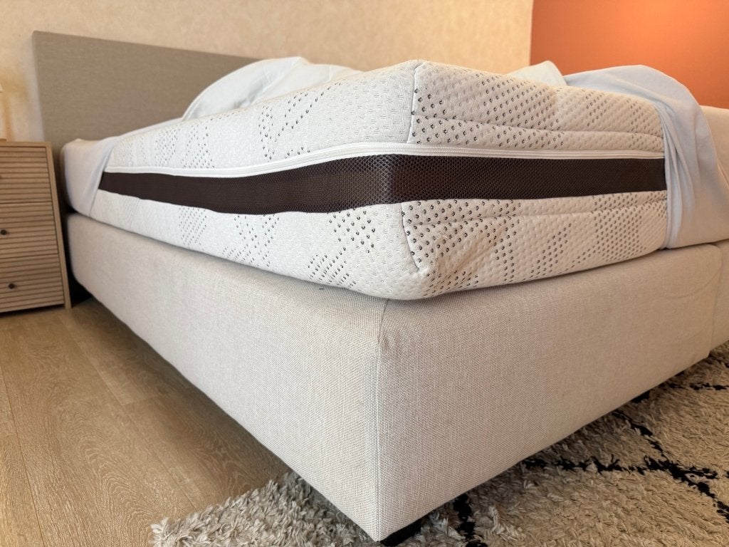 Boxspring de luxe 180x200 avec matelas micropocket premium, Maison & Meubles, Chambre à coucher | Lits boxsprings, Comme neuf