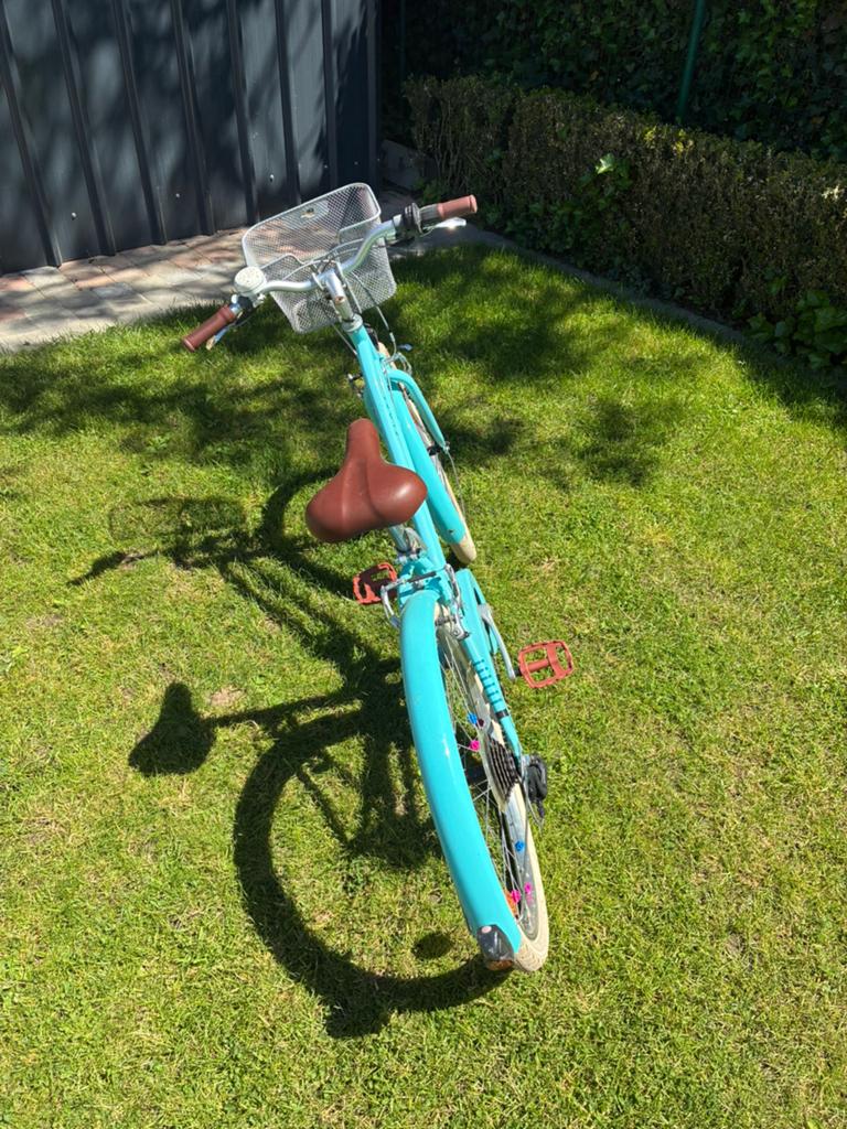 Meisjesfiets 22 inch, Fietsen en Brommers, Fietsen | Meisjes, Ophalen, 22 inch, Gebruikt, Velgrem