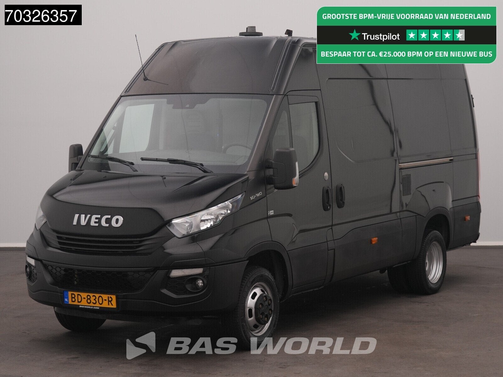 Iveco Daily 50C18 3.0L Dubbellucht L2H2 Airco Cruise Parkeer, Auto's, Stof, Gebruikt, Euro 6, Iveco