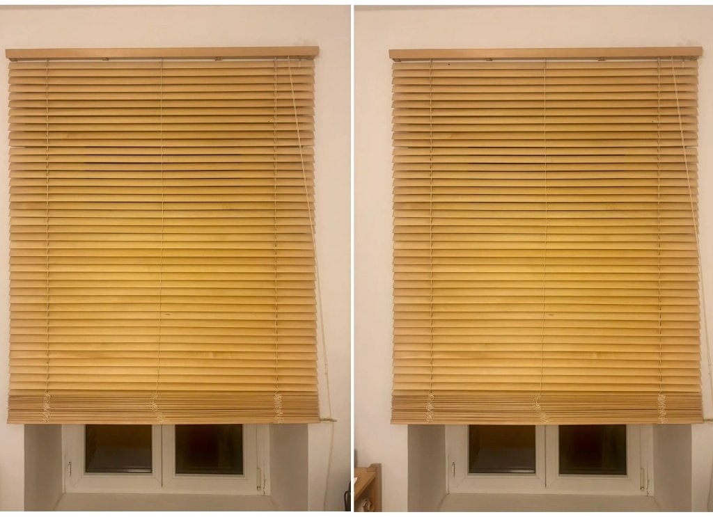 2 Store Vénitien NEUF Ikea Lindmon, bois naturel 250 x 80 cm, Neuf, Beige, Enlèvement, 250 cm