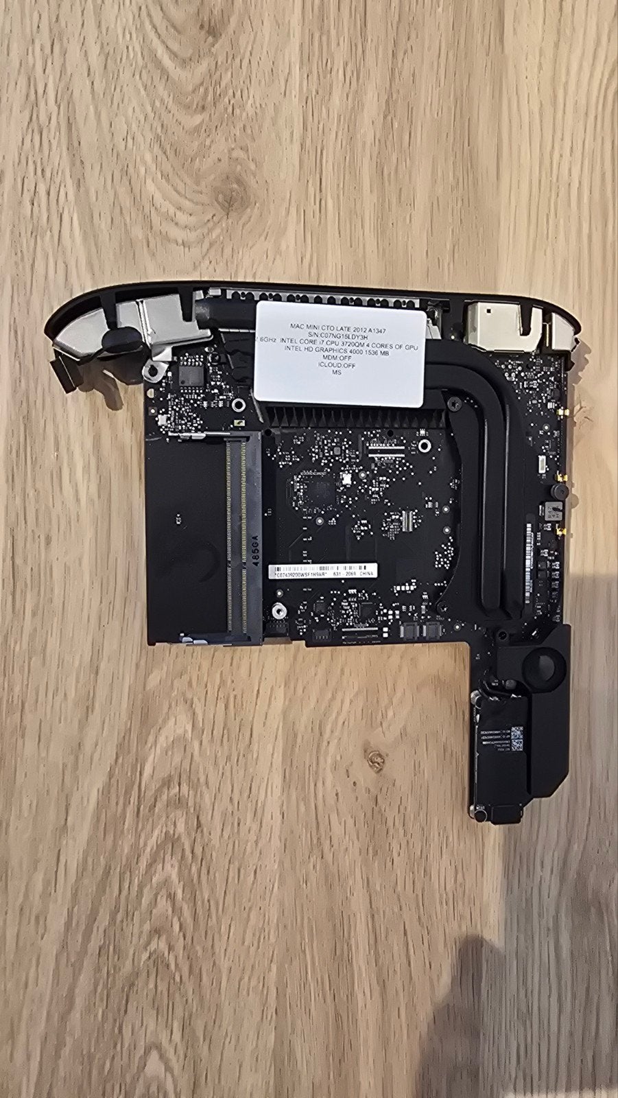 Apple Mac mini Late 2012 A1347 i7 2.6GHz Logic Board moederb, Computers en Software, Verzenden, Mac Mini