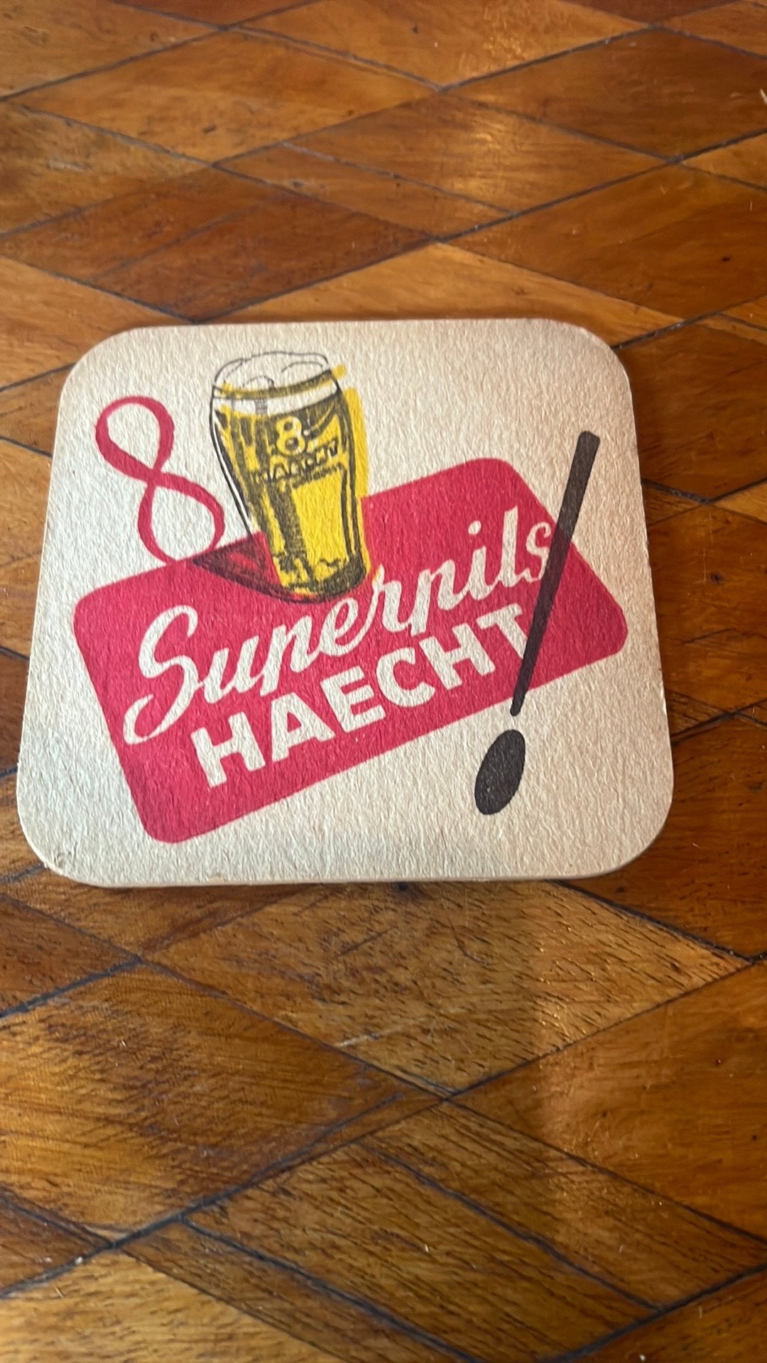 Sous-bocks superpils haecht 8 très ancien, Enlèvement ou Envoi, Comme neuf
