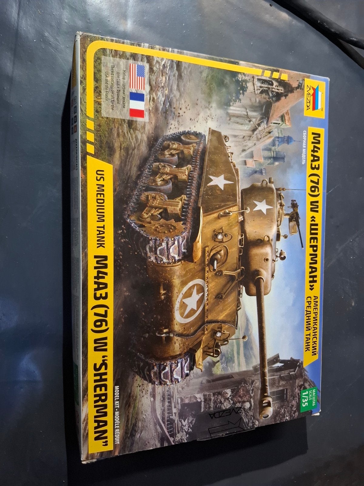 Maquette Militaria US Sherman 1/35, Hobby en Vrije tijd, Ophalen of Verzenden