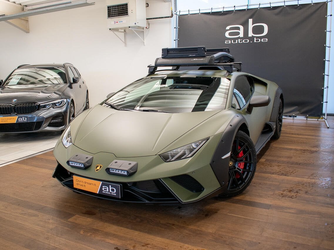 Lamborghini Huracán STERRATO VERDE TURBINE, SENSONUM, 5.2l, Autos, 0 kg, Achat, Entreprise, 2 places