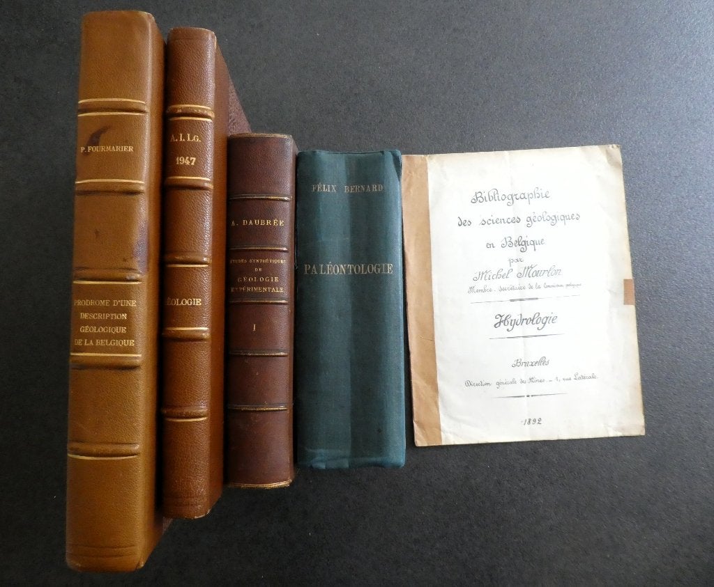 5 x géologie/paléontologie 1879 - 1895..., Enlèvement ou Envoi