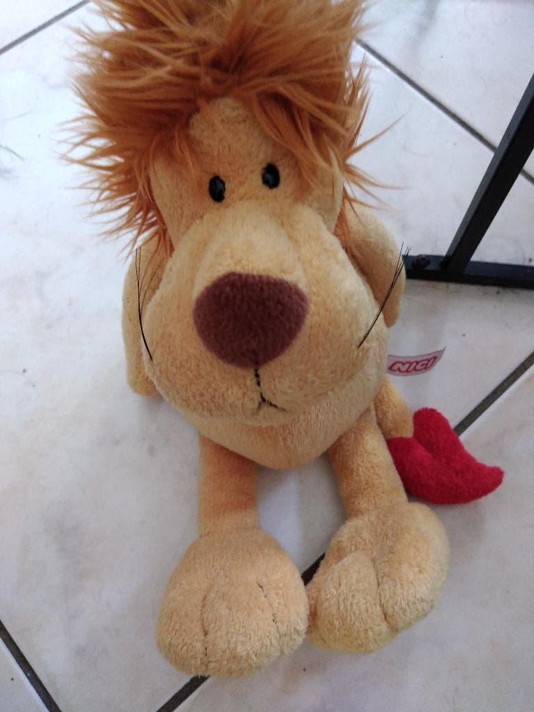 knuffel nici leeuw hartje rode hartje (maart 2026), Ophalen of Verzenden, Nieuw, Leeuw, NICI