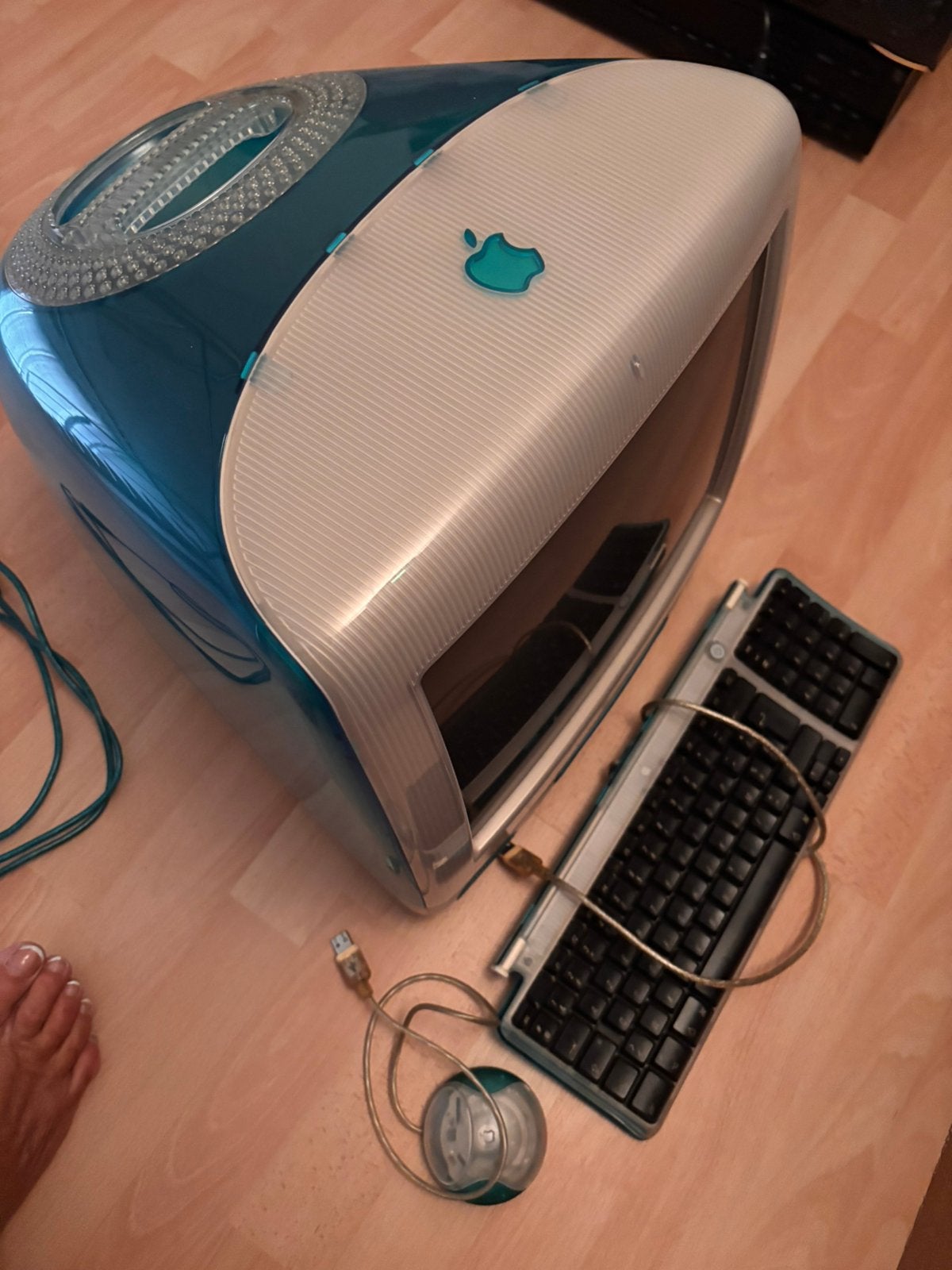 Retro Apple iMac G3 M5521 Bleuberry origineel, Enlèvement