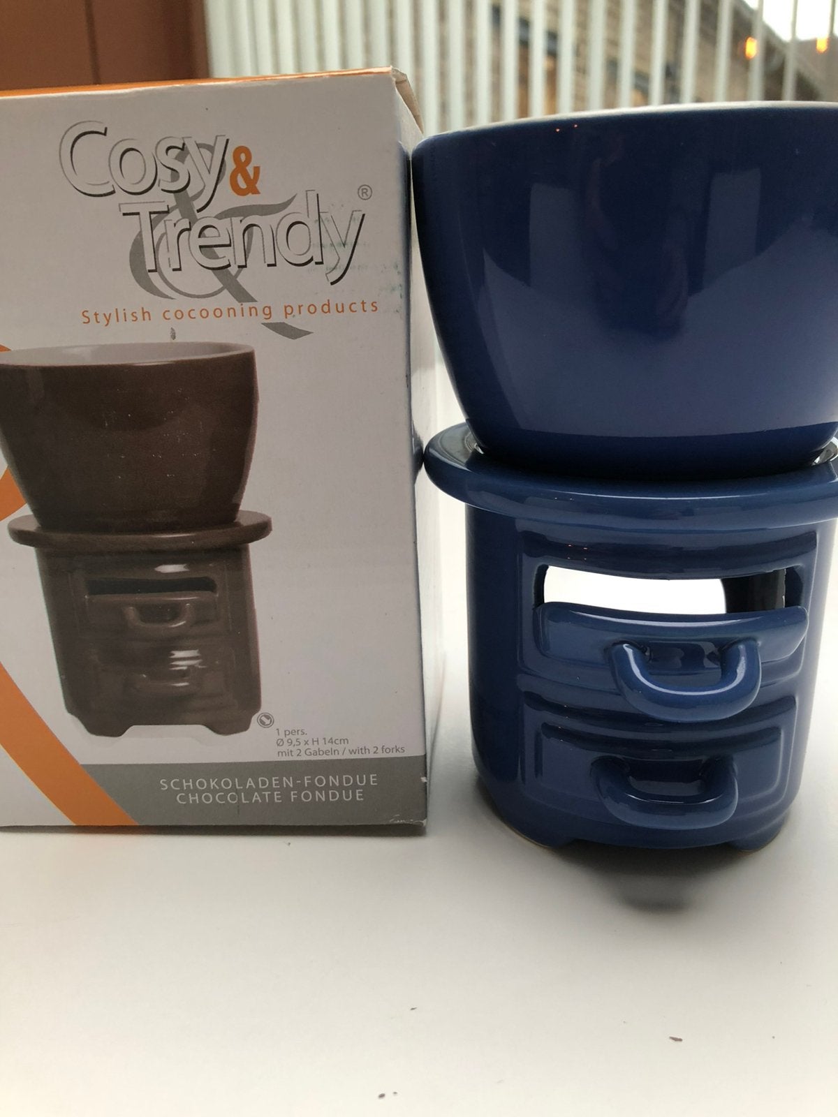 Cosy & Trendy nieuwe chocolade fondue : nieuw, Electroménager, Fondue, Enlèvement, Neuf, Service à fondue