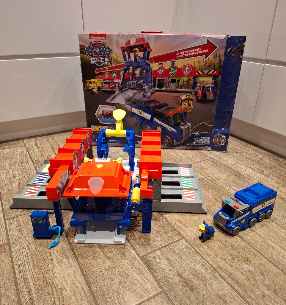 Paw Patrol truck stop HQ (groot), Ophalen, Zo goed als nieuw