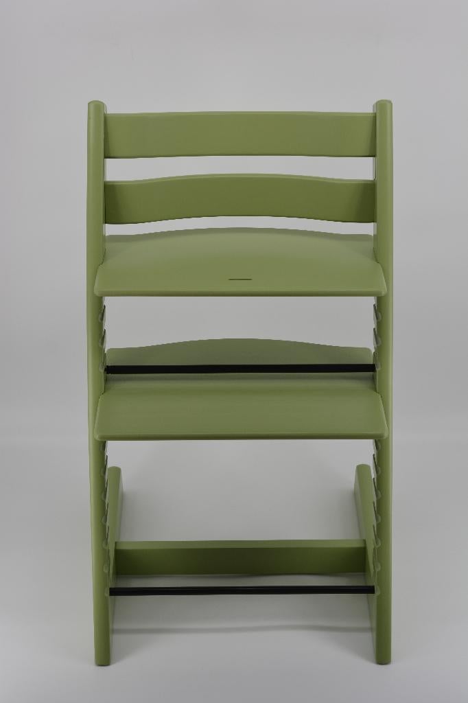 Stokke Tripp Trapp Moss Green – Refurbished model, Verzenden, Zo goed als nieuw, Meegroeistoel, Gordel(s)