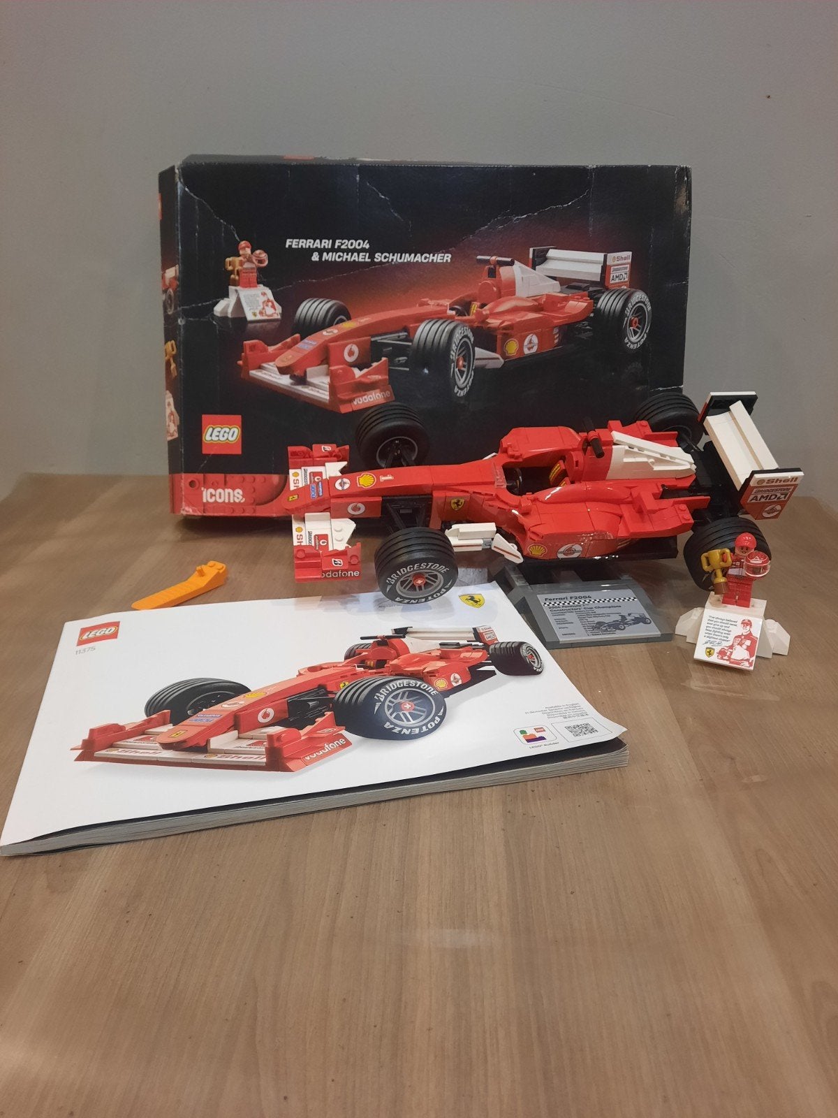 lego Icon's 11375 Ferrari F2004 Michael Schumacher, Enlèvement ou Envoi, Lego, Ensemble complet, Comme neuf
