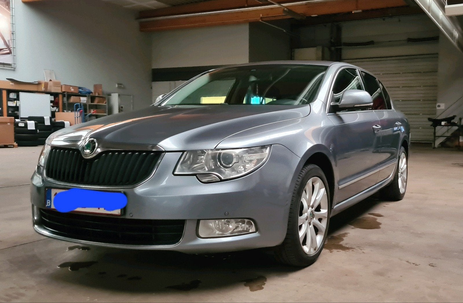 Skoda Superb 1.9TDI 2010, Autos, Cuir, Argent ou Gris, Achat, Boîte manuelle