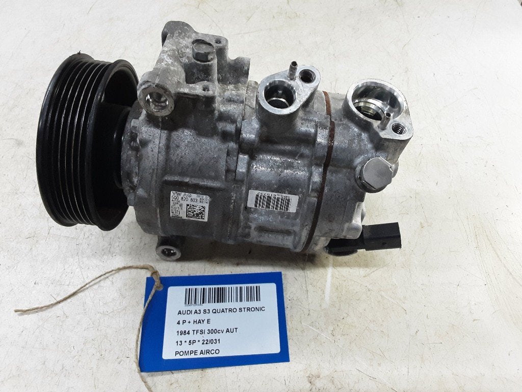 COMPRESSEUR CLIMATISATION Audi S3 Sportback (8VA / 8VF), Auto-Union-Straße  1,
85057  Ingolstadt, DE, Info@audi.de, Audi, Utilisé