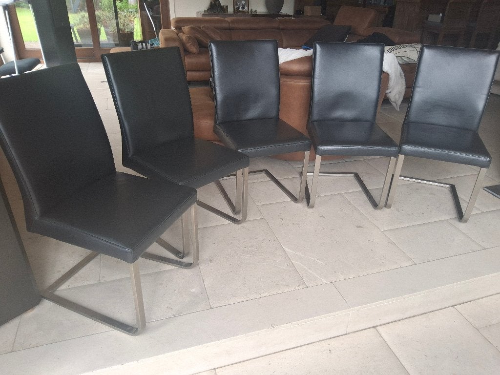 Designstoelen t&t design, Ophalen, Modern design, Zwart, Zo goed als nieuw