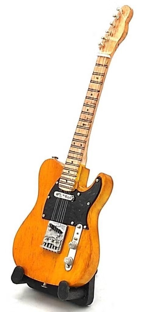 Baby miniatuur replica Telecaster gitaar 15cm B. Springsteen, Ophalen of Verzenden, Nieuw
