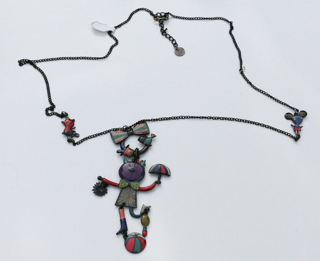 Prachtige nieuwe lange ketting „katten”, Ophalen of Verzenden, Nieuw