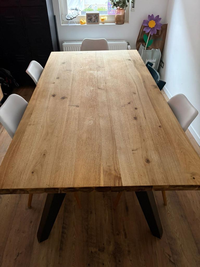 Houten tafel, merk Xooon, 150 à 200 cm, Cinq personnes ou plus, 100 à 150 cm, Enlèvement