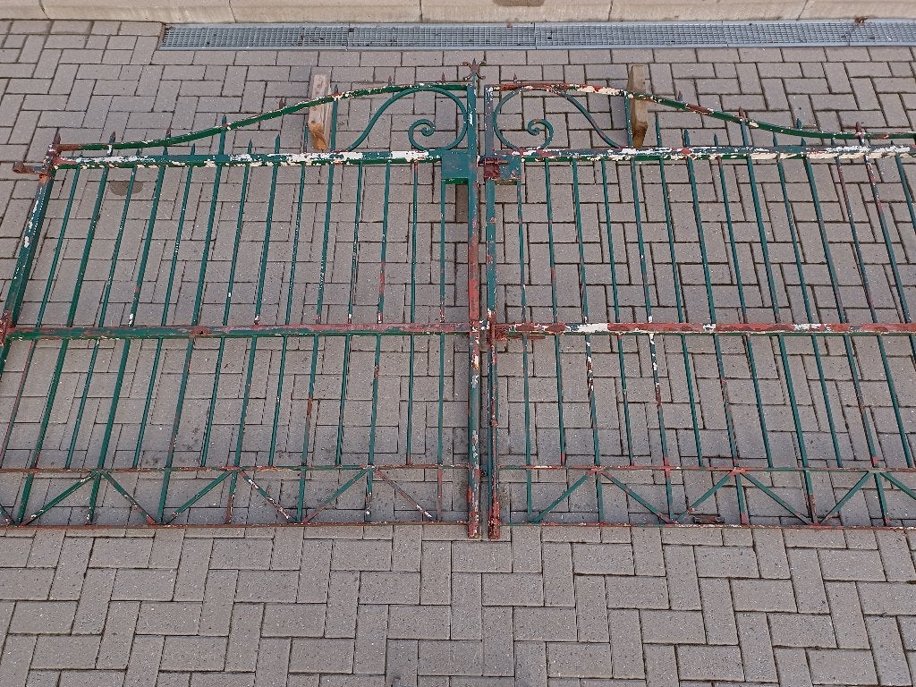 Volijzeren Tuinpoort / Sierpoort 4M20 X 2M20, Ophalen