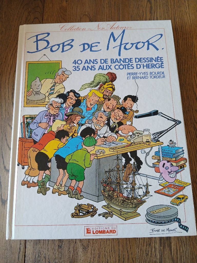 Bob de Moor: 40 jaar stripboeken, 35 jaar samen met Hergé, Ophalen