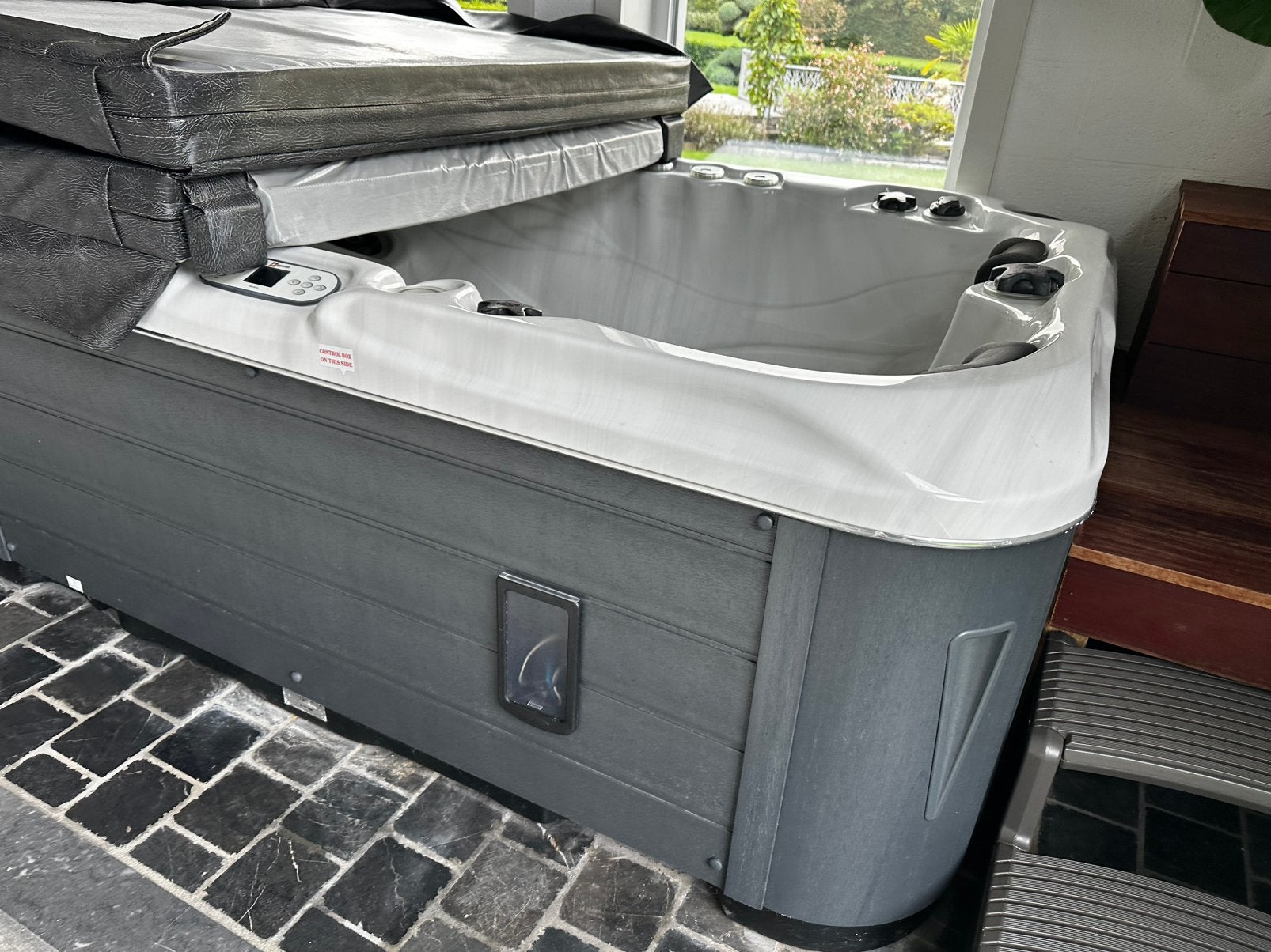 Jacuzzi, Tuin en Terras, Ophalen, Gebruikt, Afdekzeil