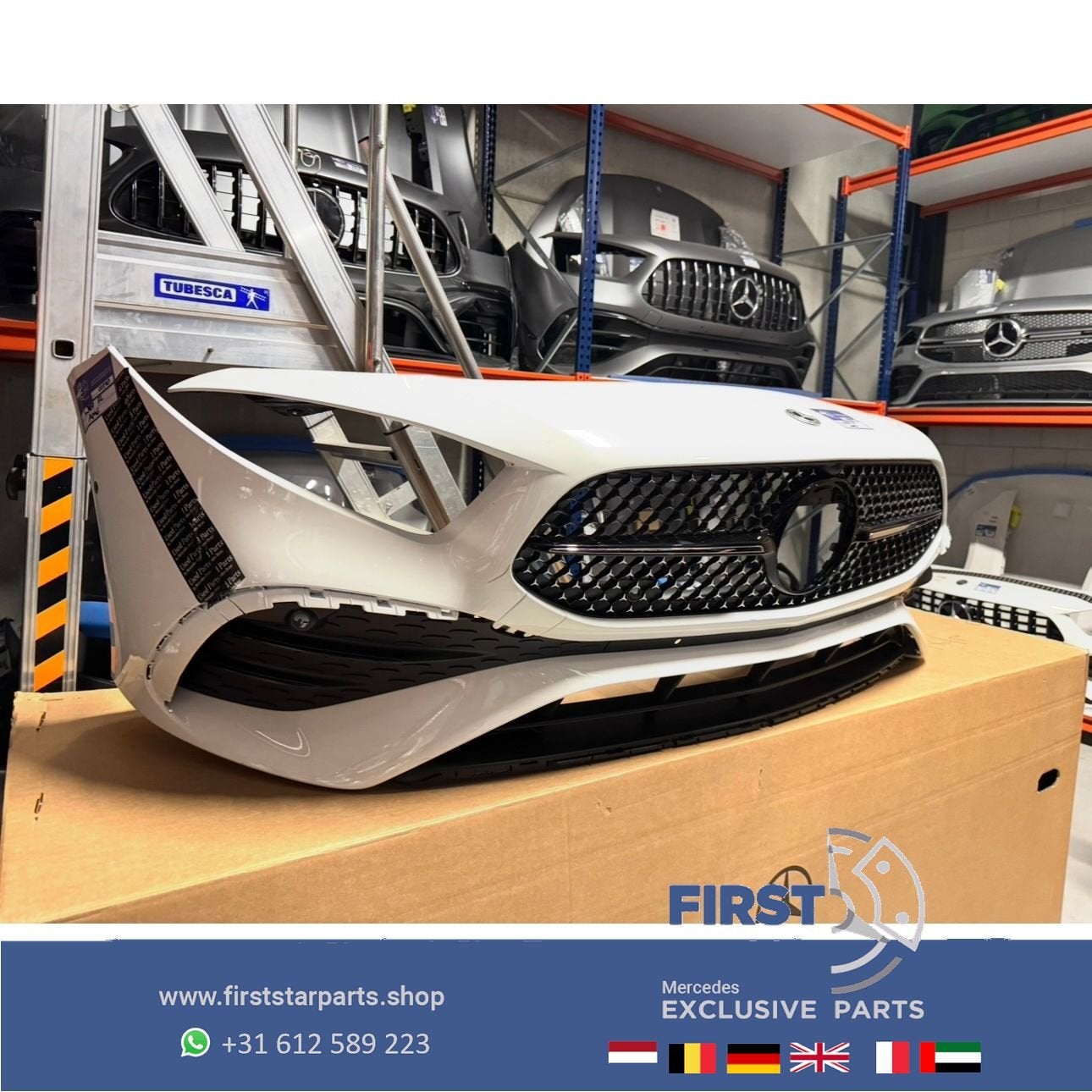 W177 FACELIFT BUMPER AMG A1778858705 VOORBUMPER COMPLEET 202, Utilisé, -, Avant, -