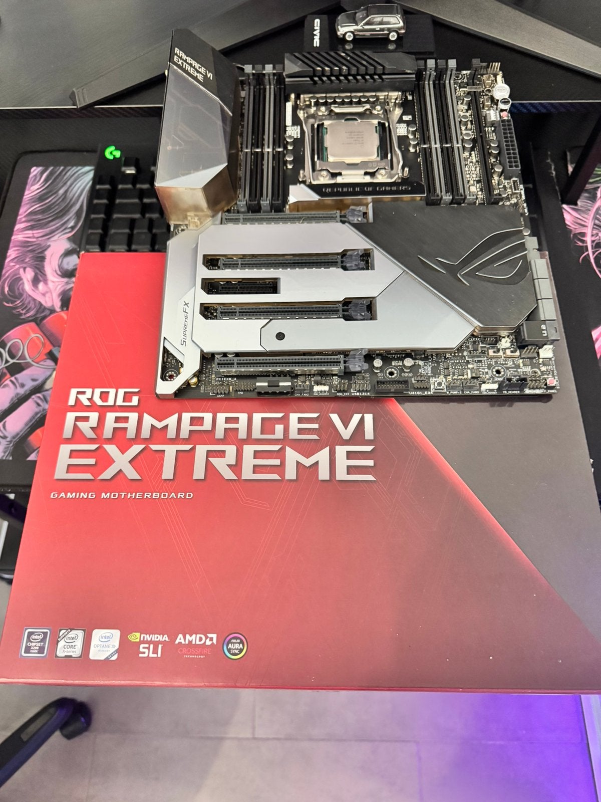 ASUS ROG Rampage VI Extreme, Enlèvement, Comme neuf, Intel, DDR4