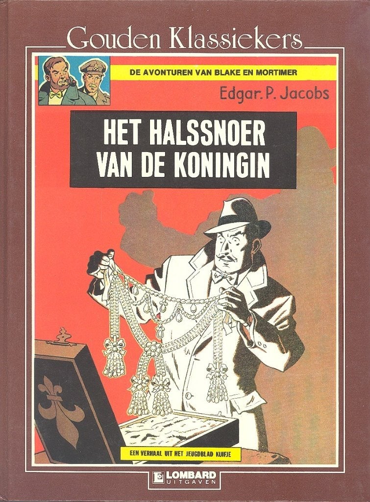 Blake en Mortimer Gouden Klassiekers 9 - Het halssnoer......, Boeken, Gelezen, Edgar P. Jacobs, Eén stripboek, Ophalen of Verzenden