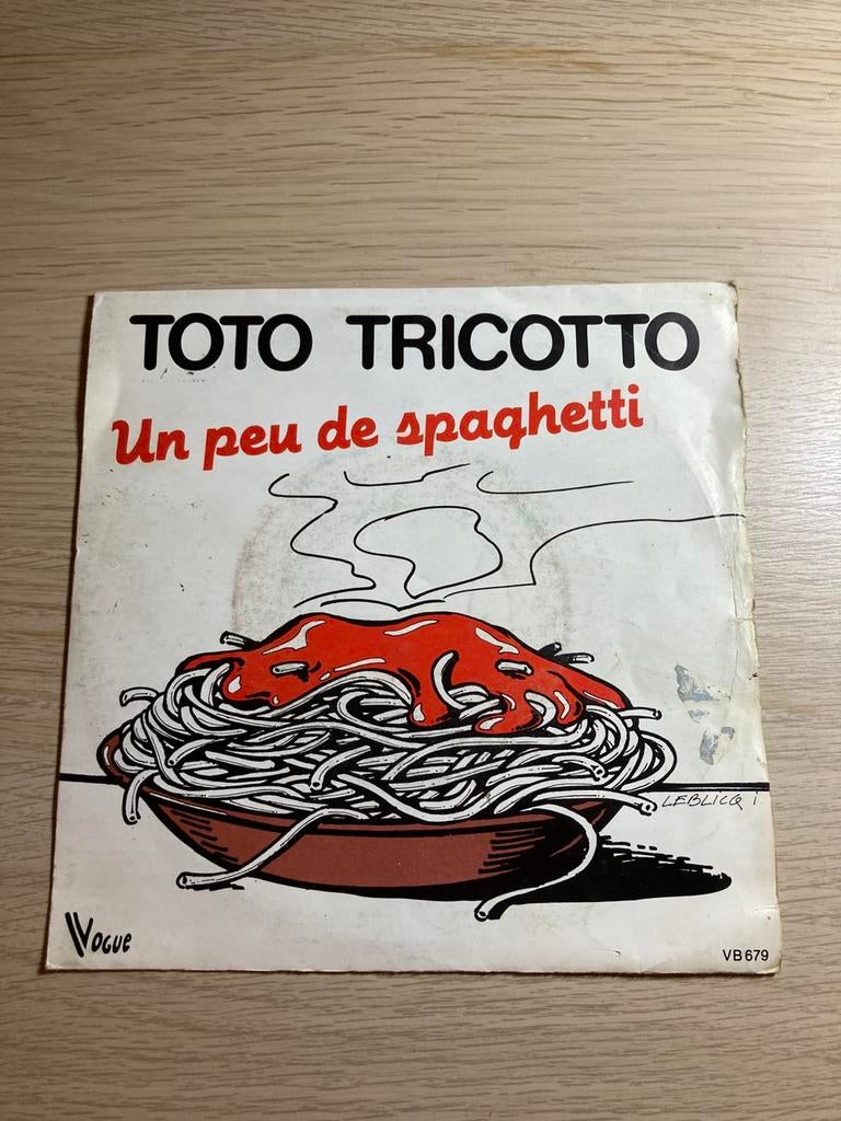 Toto tricotto - un peu de spahetti, Ophalen, Zo goed als nieuw