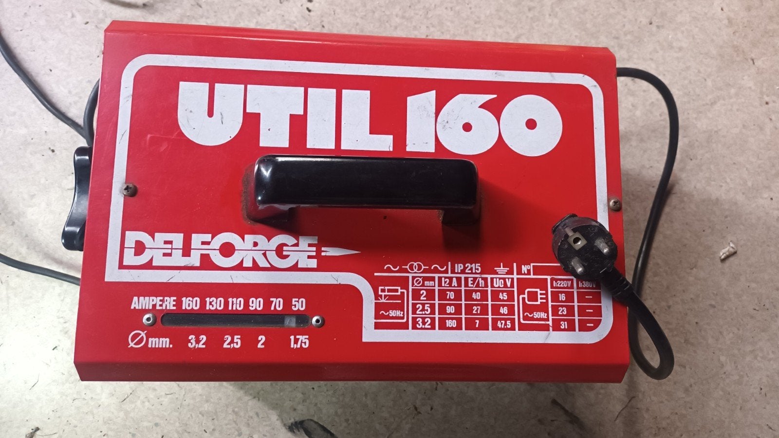 Poste à souder DE FORCE UT 160 – 160A – Bon état