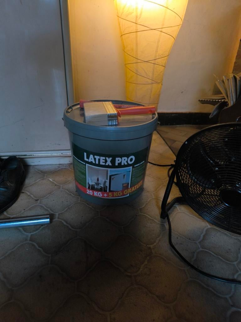 Latex pro 25kg jamais ouvert, Bricolage & Construction, Peinture, Vernis & Laque