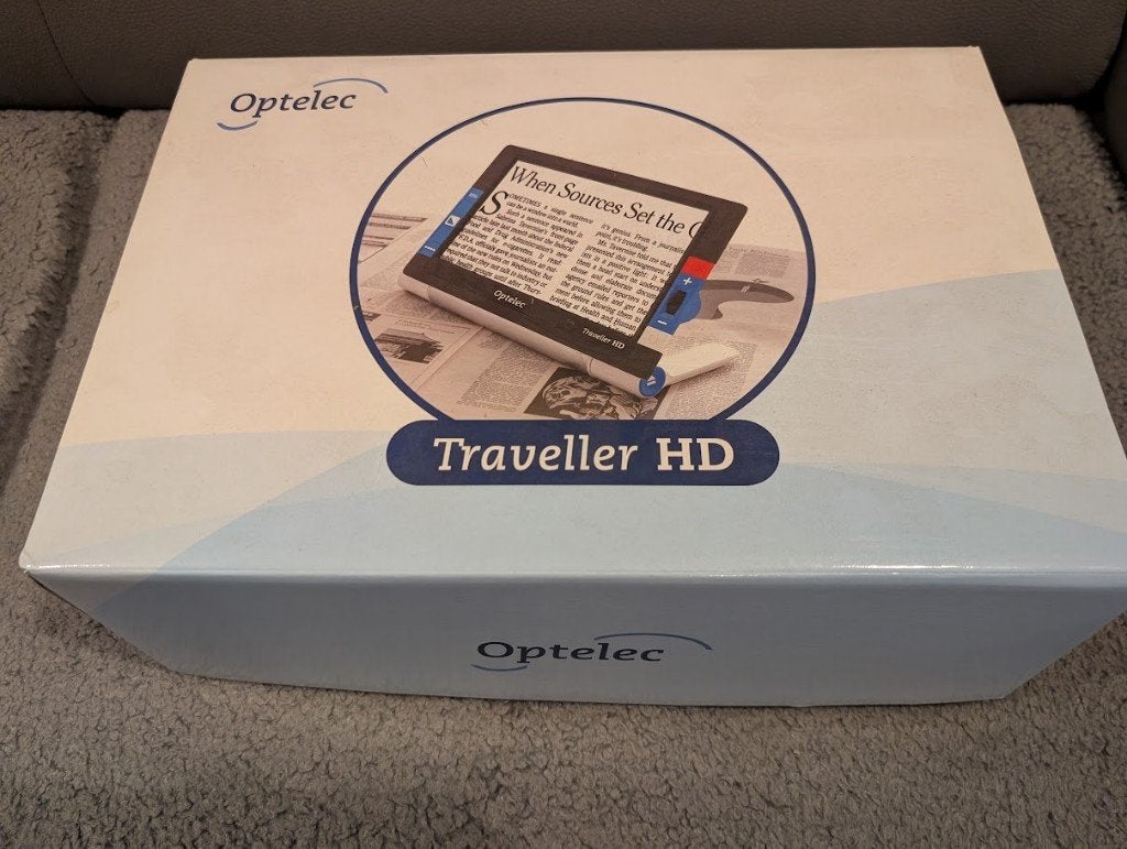 Loupe de lecture Optelec Traveller HD - portable, Enlèvement ou Envoi, Comme neuf, Loupe