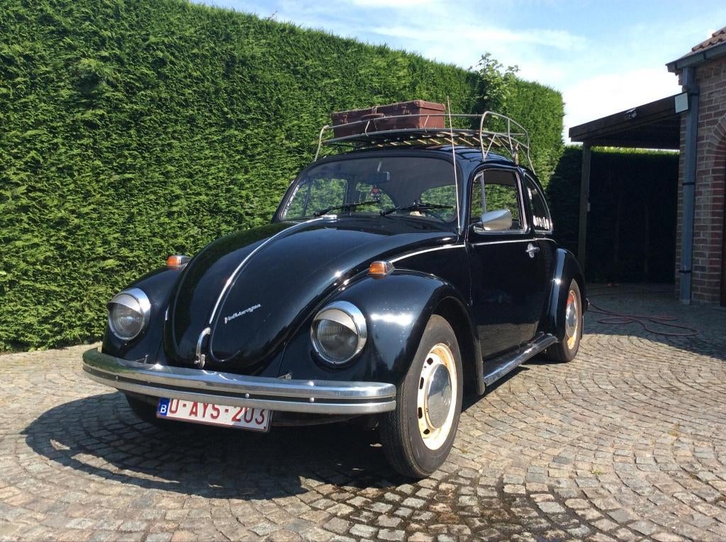 Volkswagen Kever 1974, Auto's, Achterwielaandrijving, Zwart, Volkswagen, Zwart