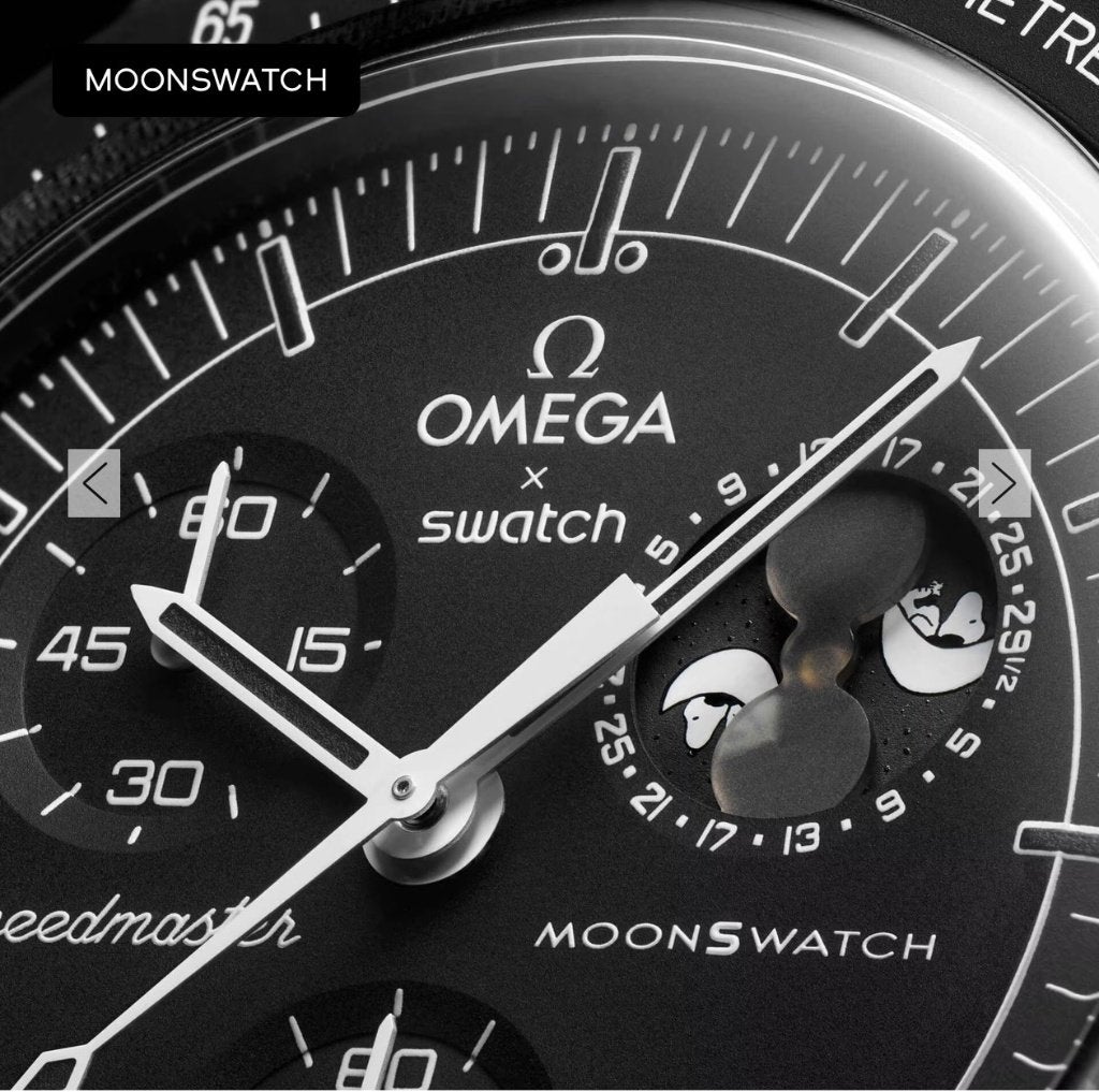 Omega Moonswatch - MISSION TO THE MOONPHASE, Swatch, Synthétique, Enlèvement, Synthétique