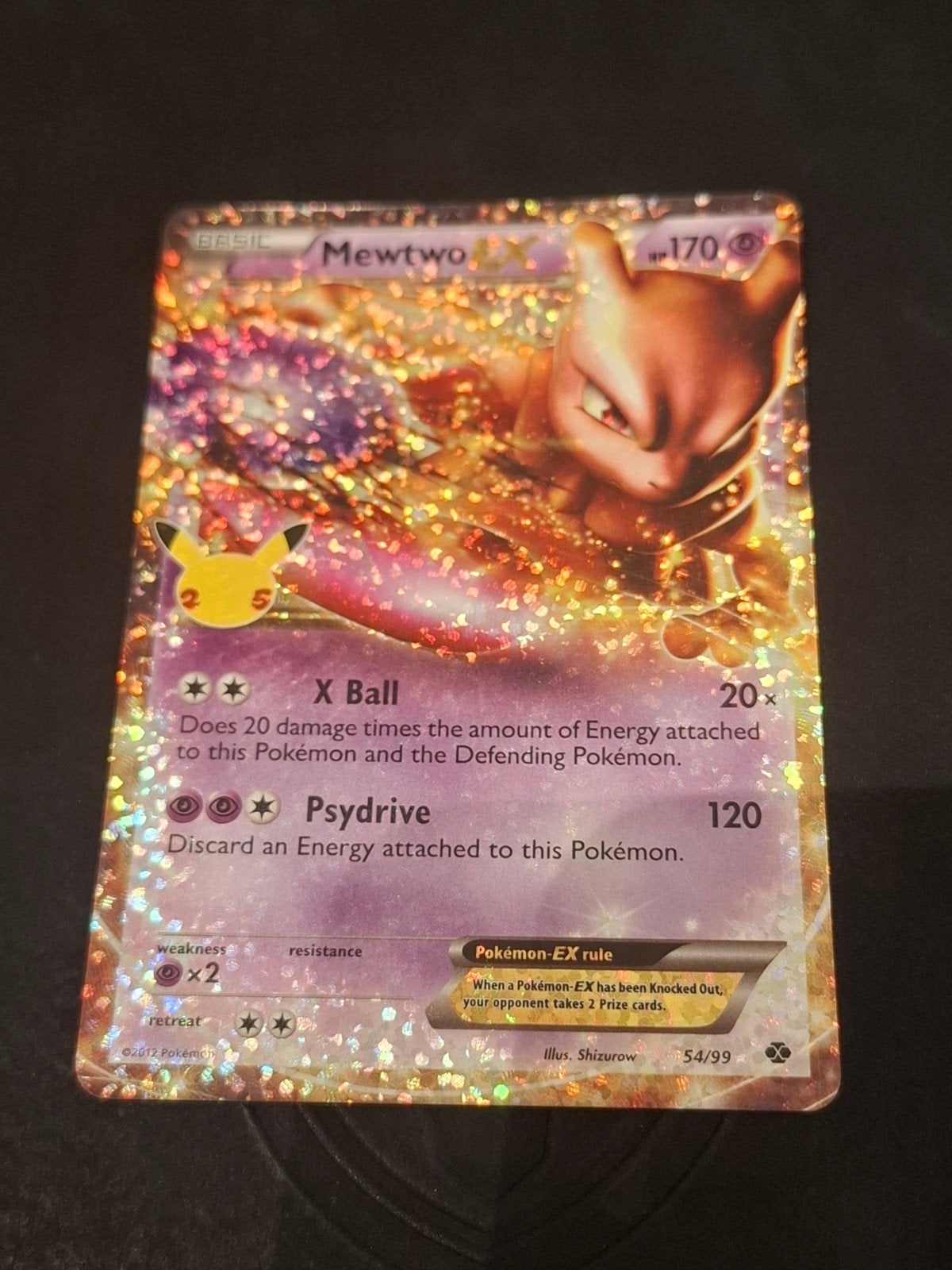 Mewtwo EX 54/99 | Collection classique Pokémon Celebrations, Enlèvement ou Envoi