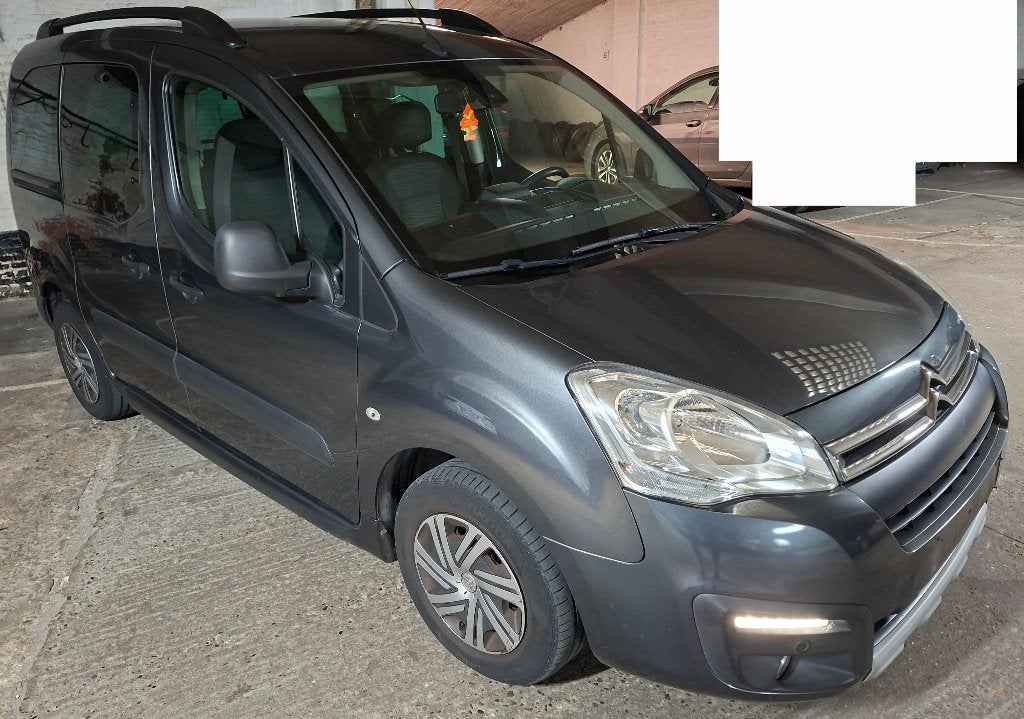 Citroën Berlingo EURO 6B AUTOMAAT - 1.6 BLUE HDI - 122.000KM, Autos, Argent ou Gris, Achat, Euro 6, 109 g/km