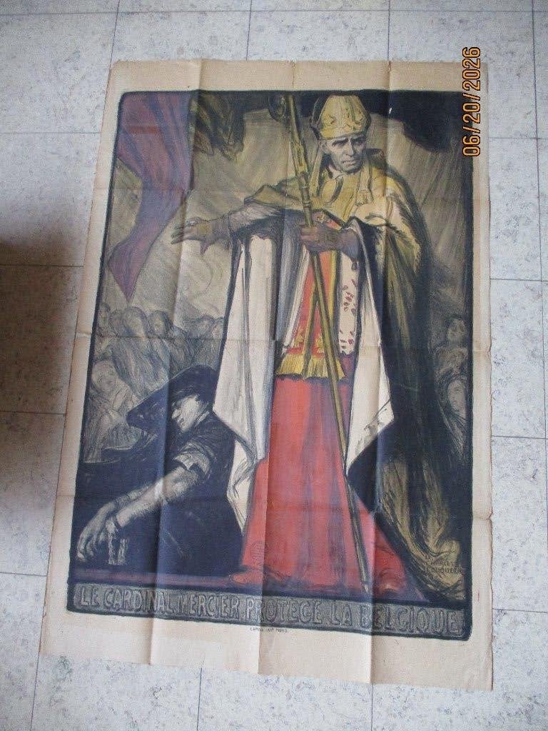 Belgische affiche WO1. Mercier, Verzenden