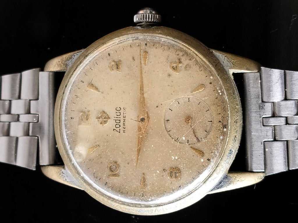 Zodiac montre homme, Handtassen en Accessoires, Horloges | Heren, Overige merken, Staal, Gebruikt, Staal